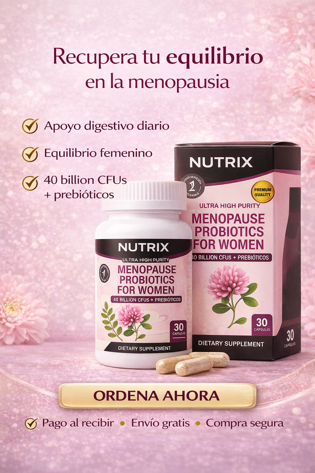 MENOPAUSE PROBIOTIC 30 CAPS
